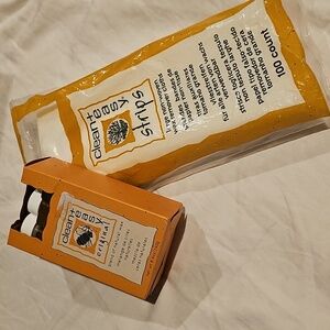 Clean+Easy blend if wax 3 count 8.4 oz plus 100 large non-woven strips new